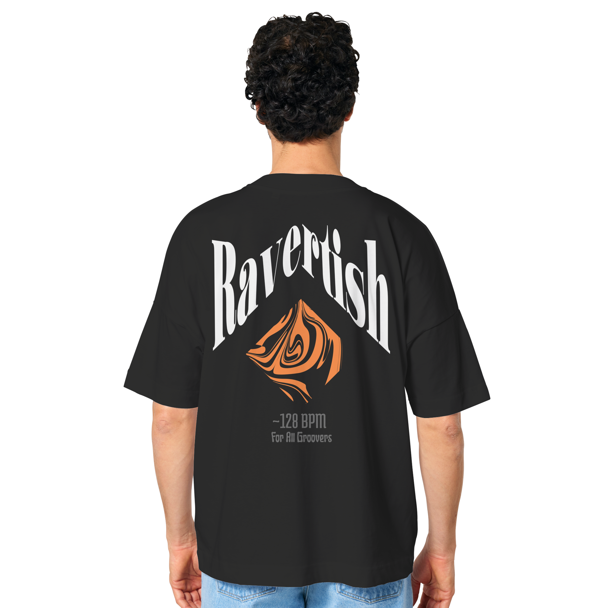 For All Groovers 128 BPM - Organic Oversize Shirt